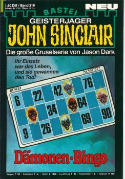 John Sinclair - Band 316 - Dämonen-Bingo - Die große Gruselserie von Jason Dark