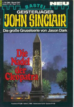 John Sinclair - Band 341 - Die Nadel der Cleopatra - Die große Gruselserie von Jason Dark
