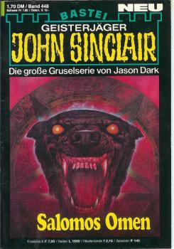 John Sinclair - Band 448 - Salomos Omen - Die große Gruselserie von Jason Dark