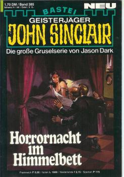 John Sinclair - Band 385 - Horrornacht im Himmelbett - Die große Gruselserie von Jason Dark