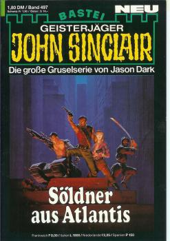 John Sinclair - Band 497 - Die große Gruselserie von Jason Dark - Söldner aus Atlantis