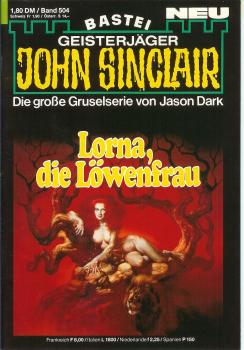 John Sinclair - Band 504 - Die große Gruselserie von Jason Dark - Lorna, die Löwenfrau