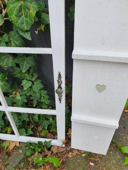 window with metal handle