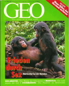 GEO Magazin I 05 Mai 1993 I Frieden durch Sex - Matriarchat bei den Bonbos I DIE WELT MIT ANDEREN AUGEN SEHEN