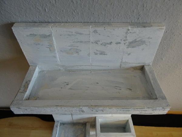 Fensterladen mit 3 Ablagen shabby