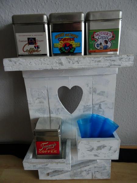 Fensterladen mit 3 Ablagen Landhaus