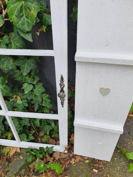 window with metal handle